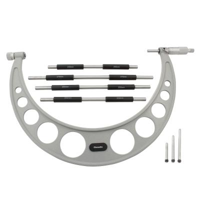 Micrometer 0-100 mm with interchangeable measuring anvils